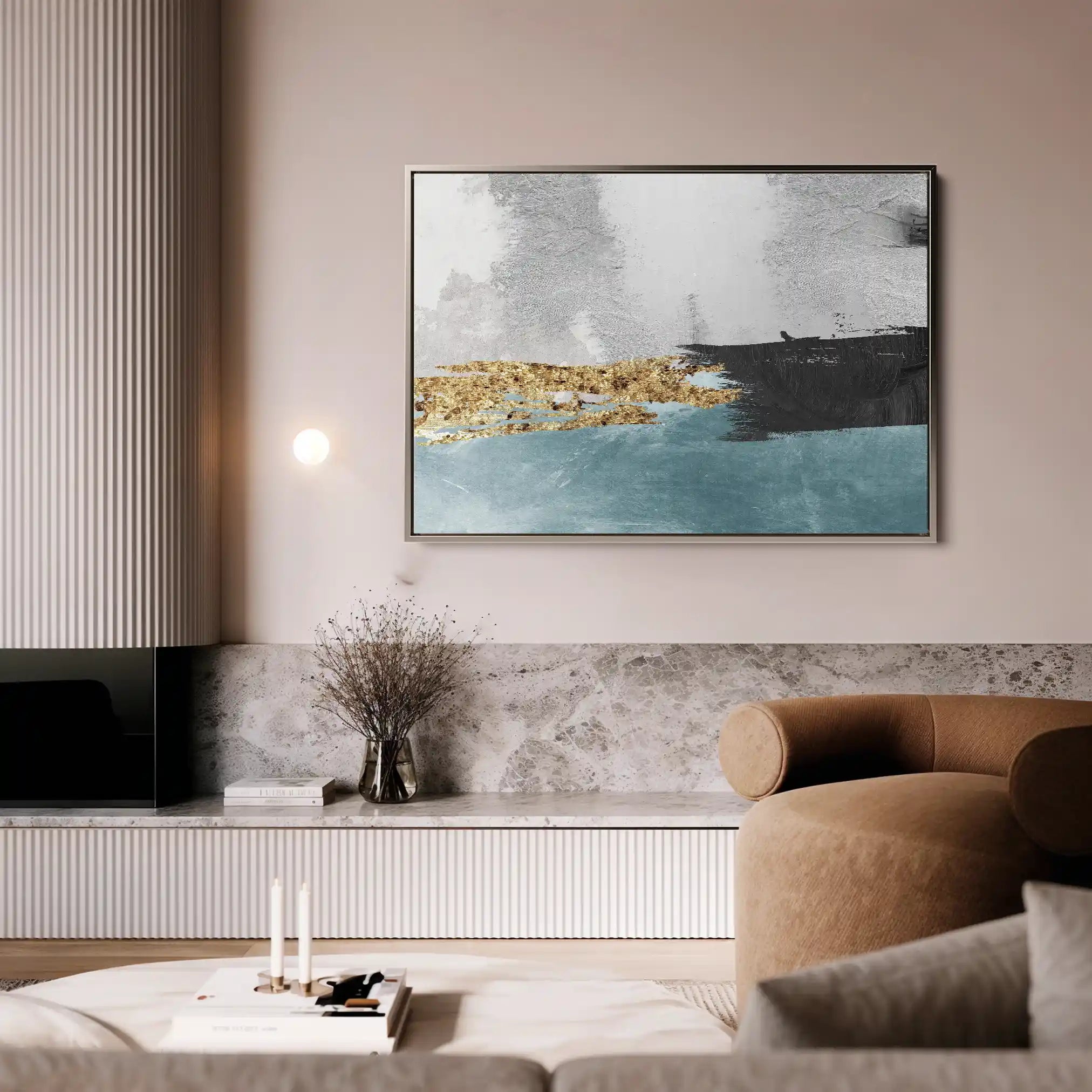 Abstract 137 Canvas Art 60 x 40 cm / Stretched on hidden frame