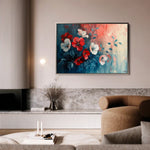 Floral Canvas Wall Art WAD137-F 90 x 60 cm / Stretched on hidden frame
