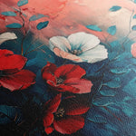 Floral Canvas Wall Art WAD137-F 90 x 60 cm / Stretched on hidden frame