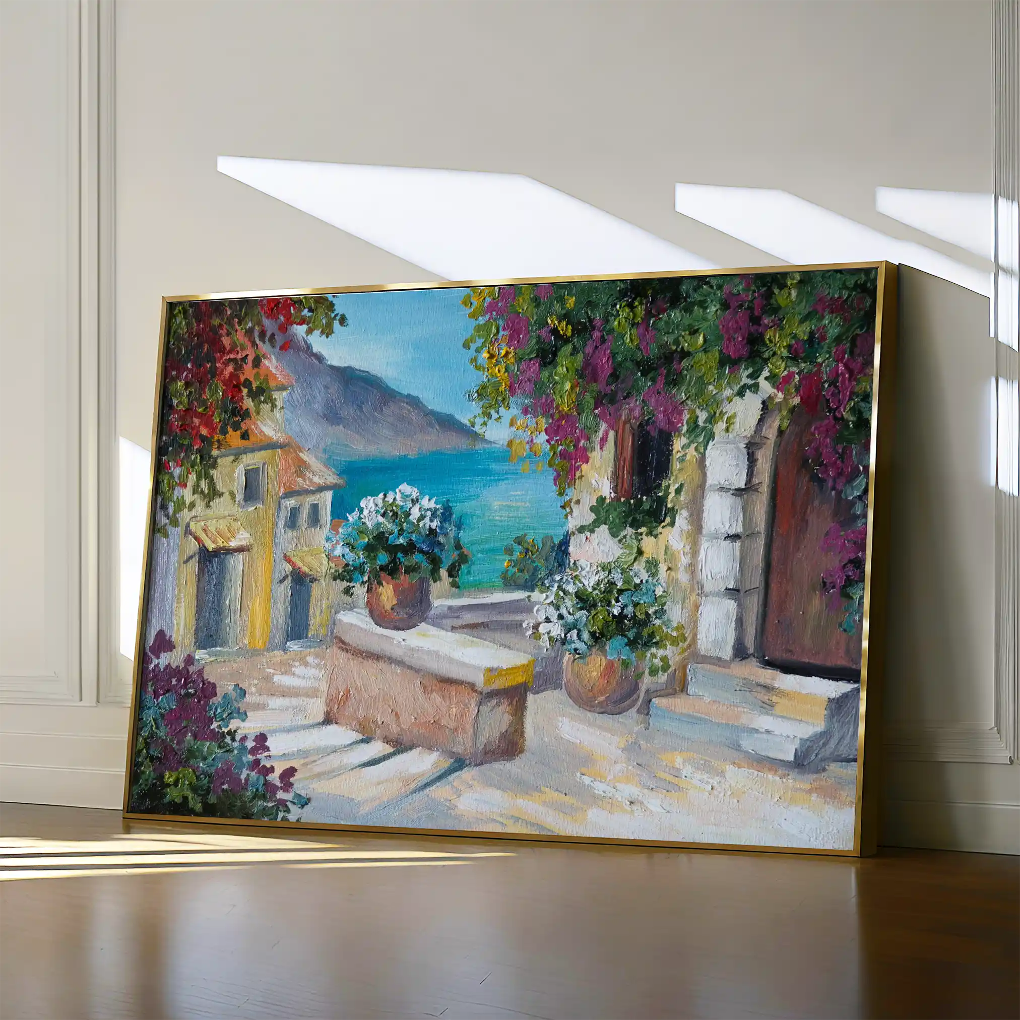 Landscape 137 Canvas Art 90 x 60 cm / Stretched on hidden frame