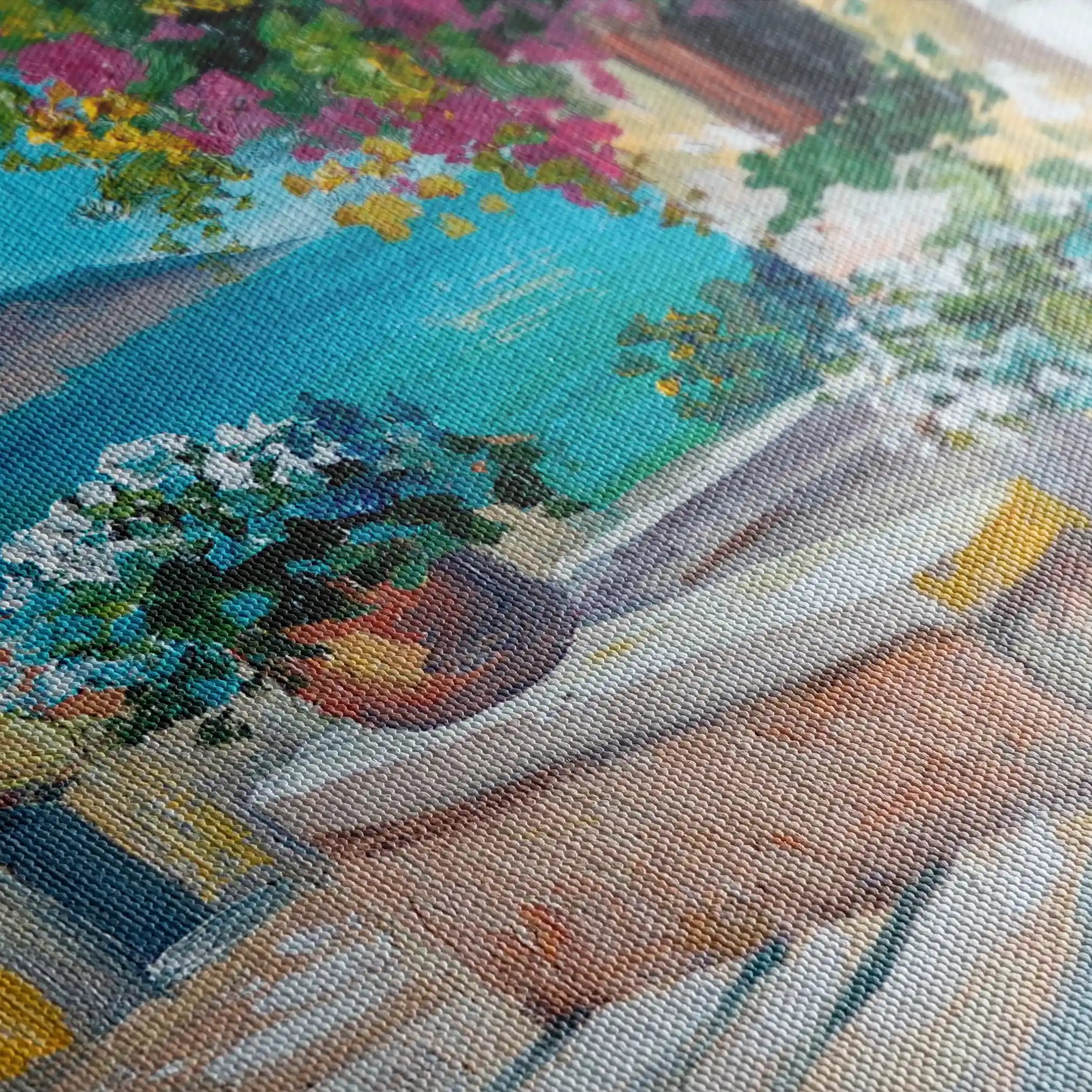 Landscape 137 Canvas Art 90 x 60 cm / Stretched on hidden frame