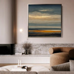 Abstract 1370 Canvas Art 60 x 60 cm / Stretched on hidden frame