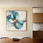 Floral Canvas Wall Art WAD1370-F 80 x 80 cm / Stretched on hidden frame