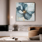 Floral Canvas Wall Art WAD1370-F 80 x 80 cm / Stretched on hidden frame