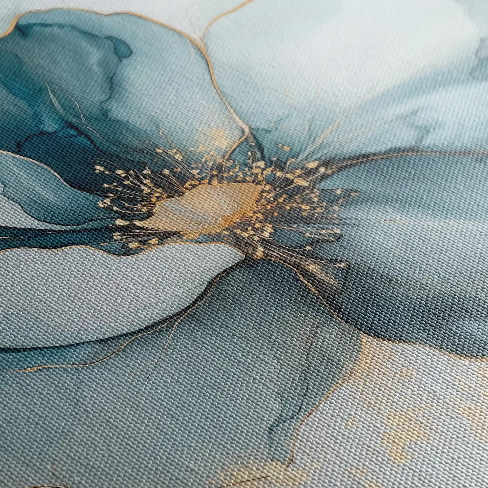 Floral Canvas Wall Art WAD1370-F 80 x 80 cm / Stretched on hidden frame