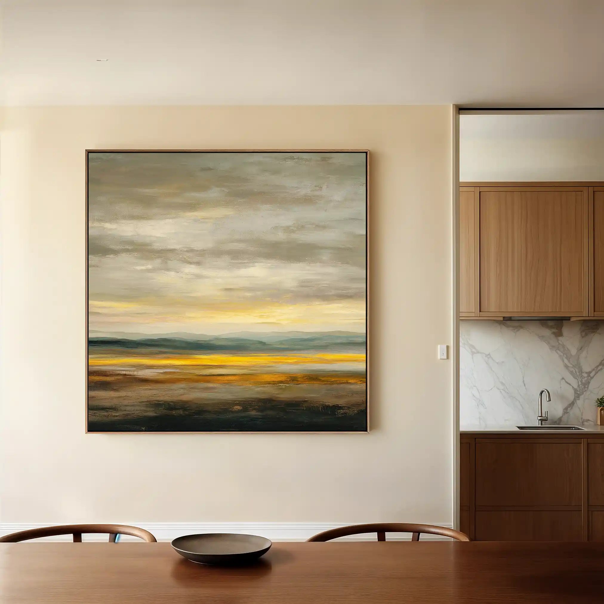 Abstract 1371 Canvas Art 60 x 60 cm / Stretched on hidden frame