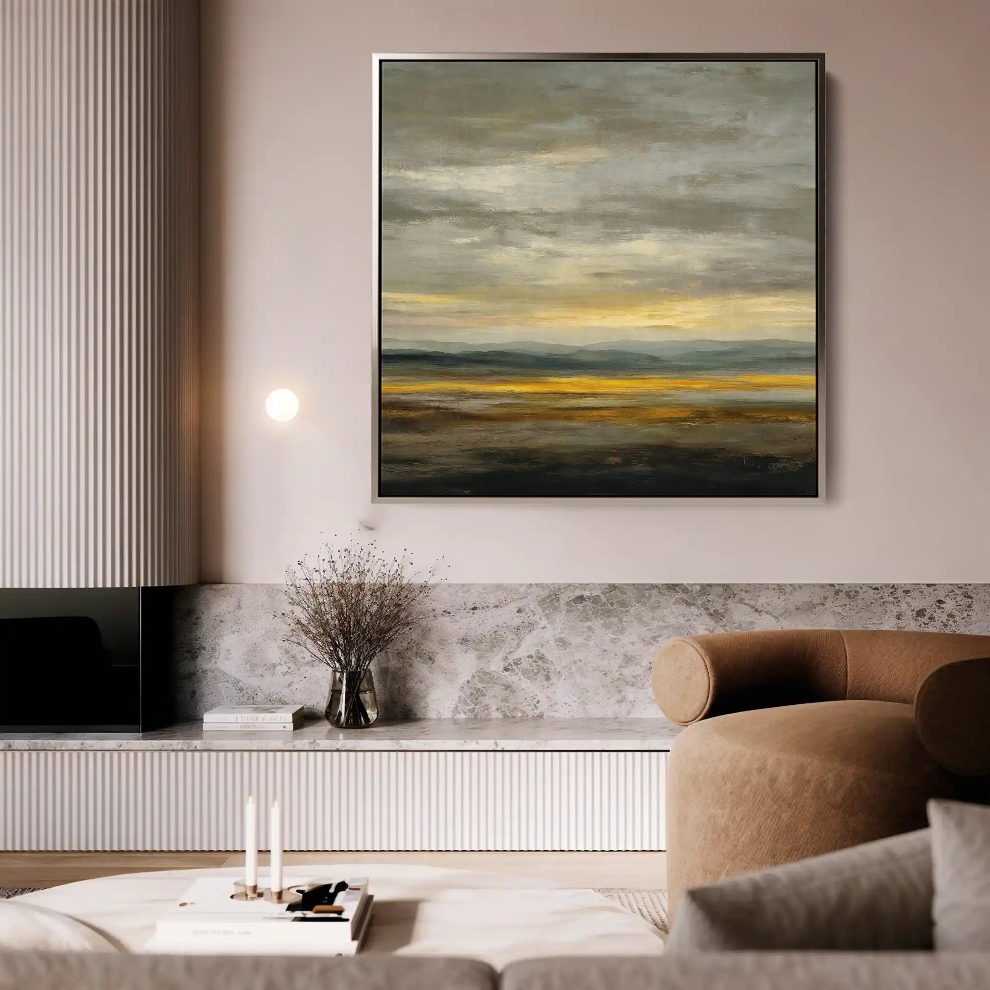 Abstract 1371 Canvas Art 60 x 60 cm / Stretched on hidden frame