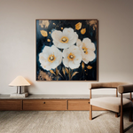 Floral Canvas Wall Art WAD1371-F 80 x 80 cm / Stretched on hidden frame