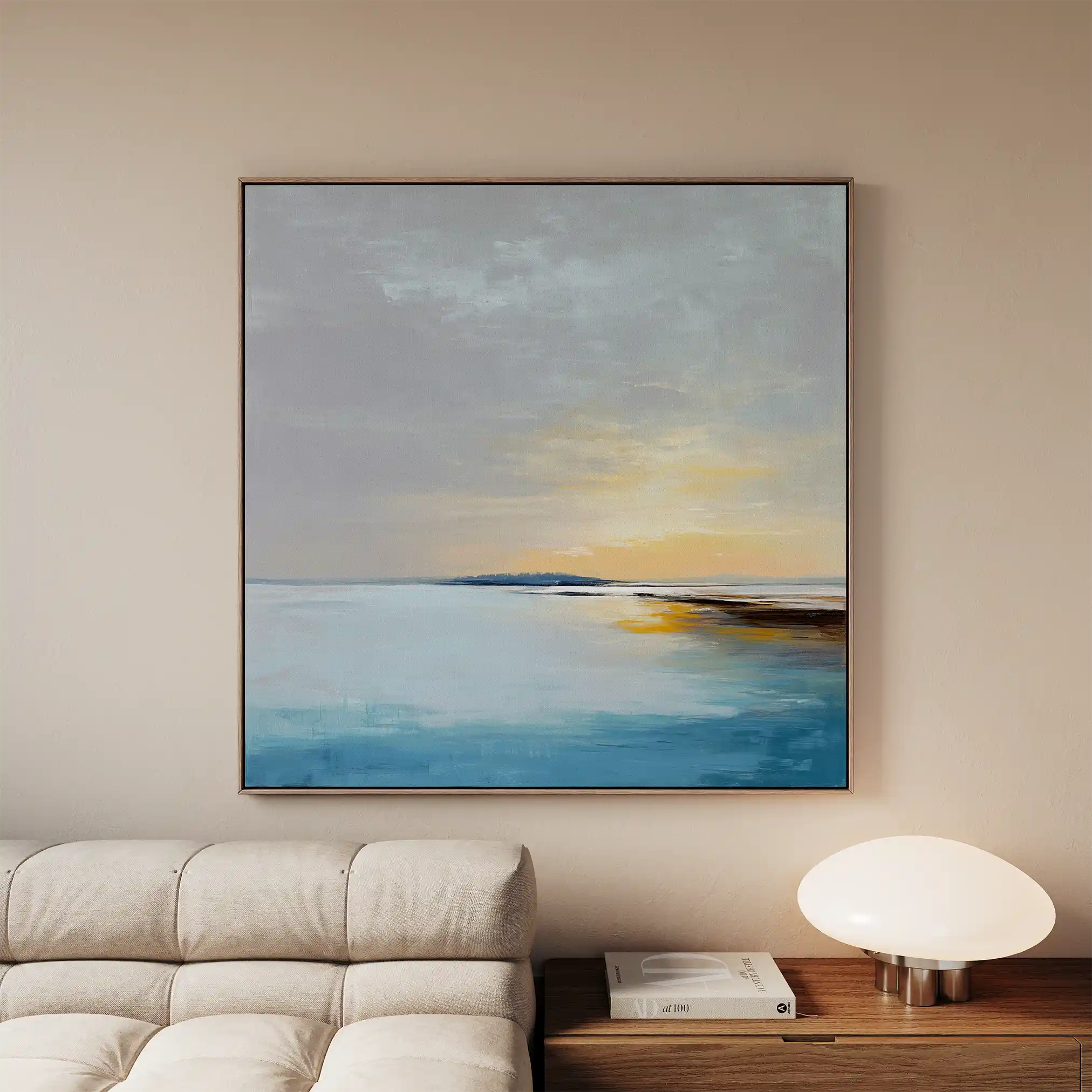 Abstract 1372 Canvas Art 60 x 60 cm / Stretched on hidden frame