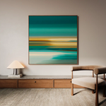 Abstract 1375 Canvas Art 60 x 60 cm / Stretched on hidden frame