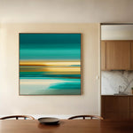 Abstract 1375 Canvas Art 60 x 60 cm / Stretched on hidden frame