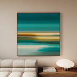 Abstract 1375 Canvas Art 60 x 60 cm / Stretched on hidden frame