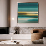 Abstract 1375 Canvas Art 60 x 60 cm / Stretched on hidden frame