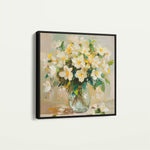 Floral Canvas Wall Art WAD1375-F 80 x 80 cm / Stretched on hidden frame