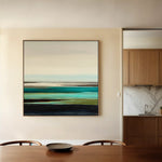 Abstract 1376 Canvas Art 60 x 60 cm / Stretched on hidden frame