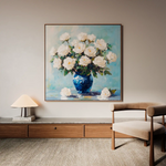 Floral Canvas Wall Art WAD1376-F 80 x 80 cm / Stretched on hidden frame