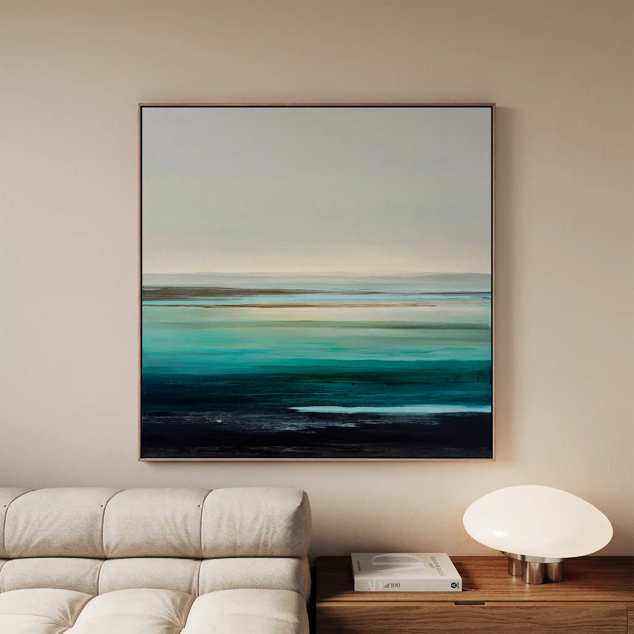 Abstract 1377 Canvas Art 60 x 60 cm / Stretched on hidden frame
