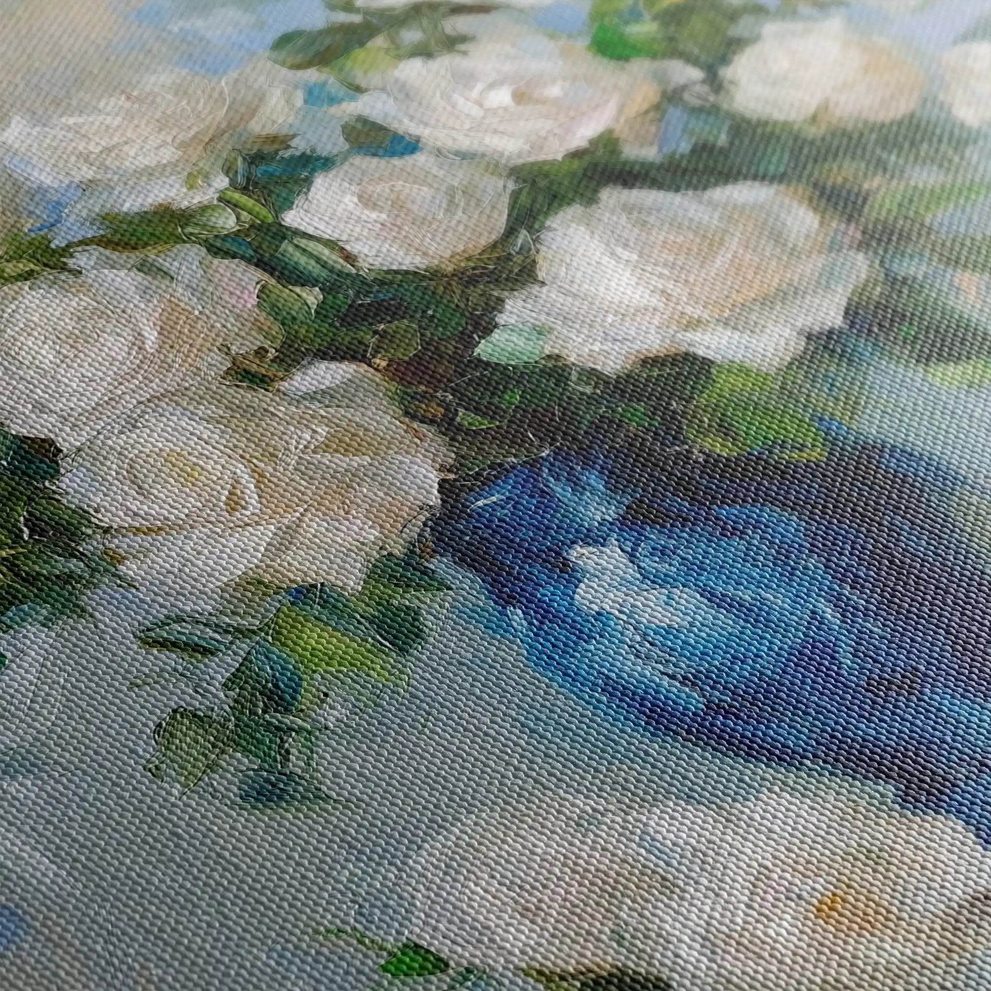 Floral Canvas Wall Art WAD1377-F 80 x 80 cm / Stretched on hidden frame