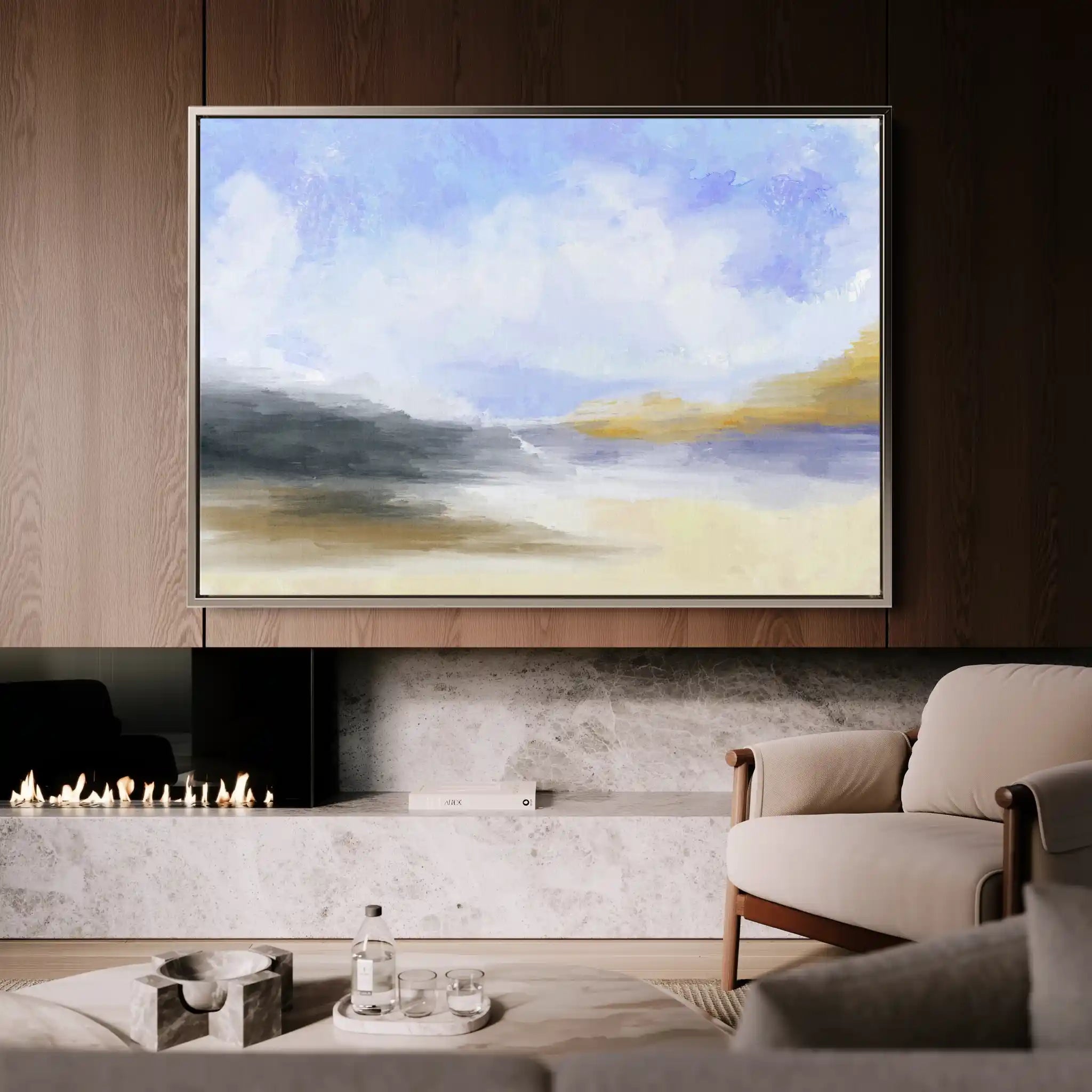 Abstract 138 Canvas Art 60 x 40 cm / Stretched on hidden frame