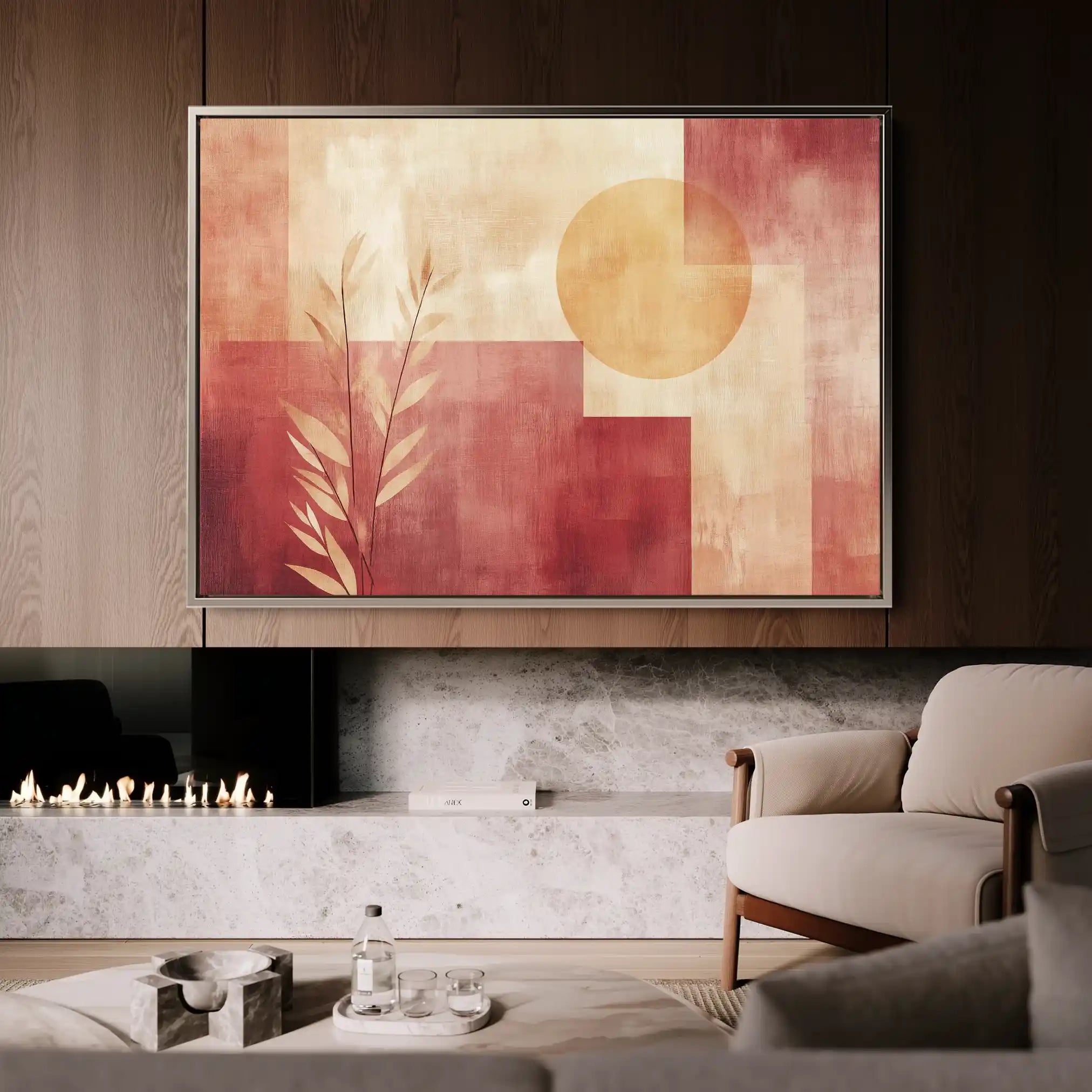 Boho 138 Canvas Art 90 x 60 cm / Stretched on hidden frame