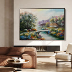 Landscape 138 Canvas Art 90 x 60 cm / Stretched on hidden frame