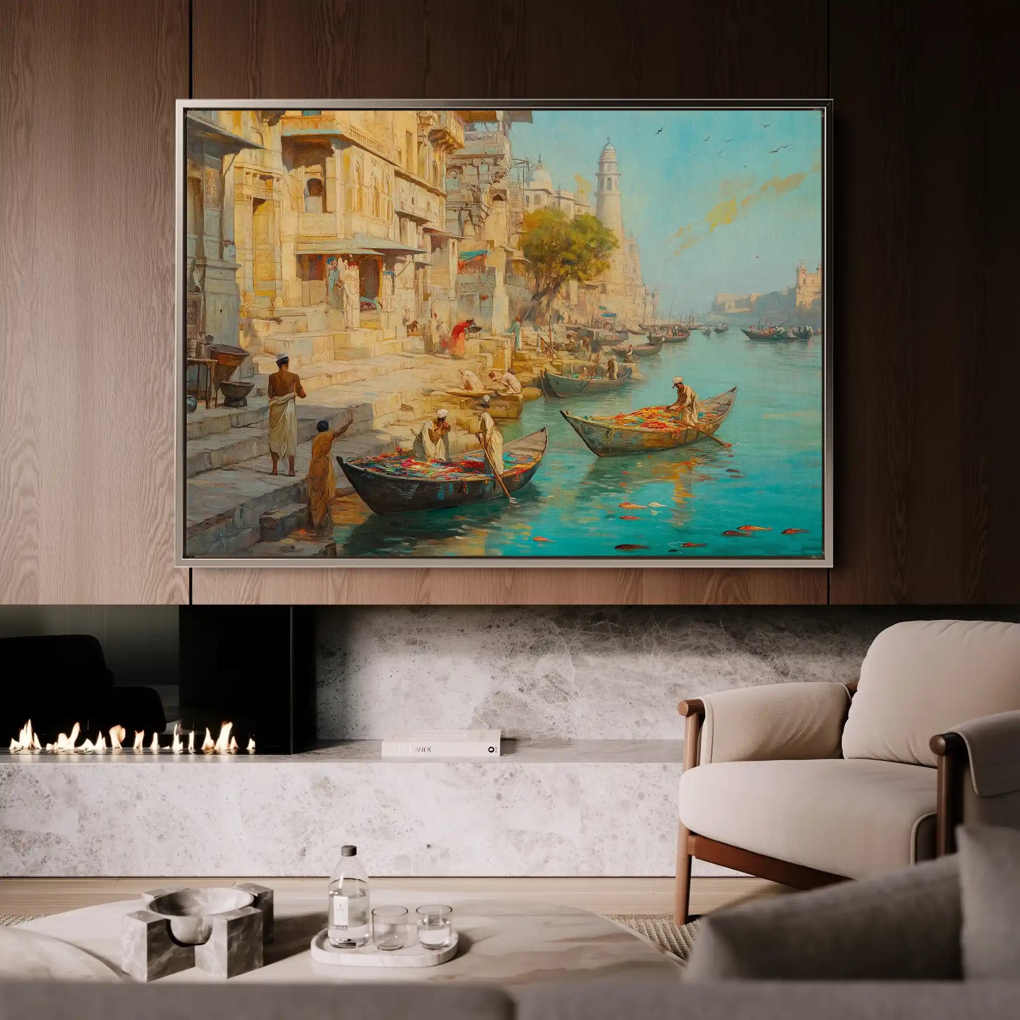 Orientalist 138 Canvas Art 90 x 60 cm / Stretched on hidden frame