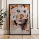 Portrait 138 Canvas Art 90 x 60 cm / Stretched on hidden frame