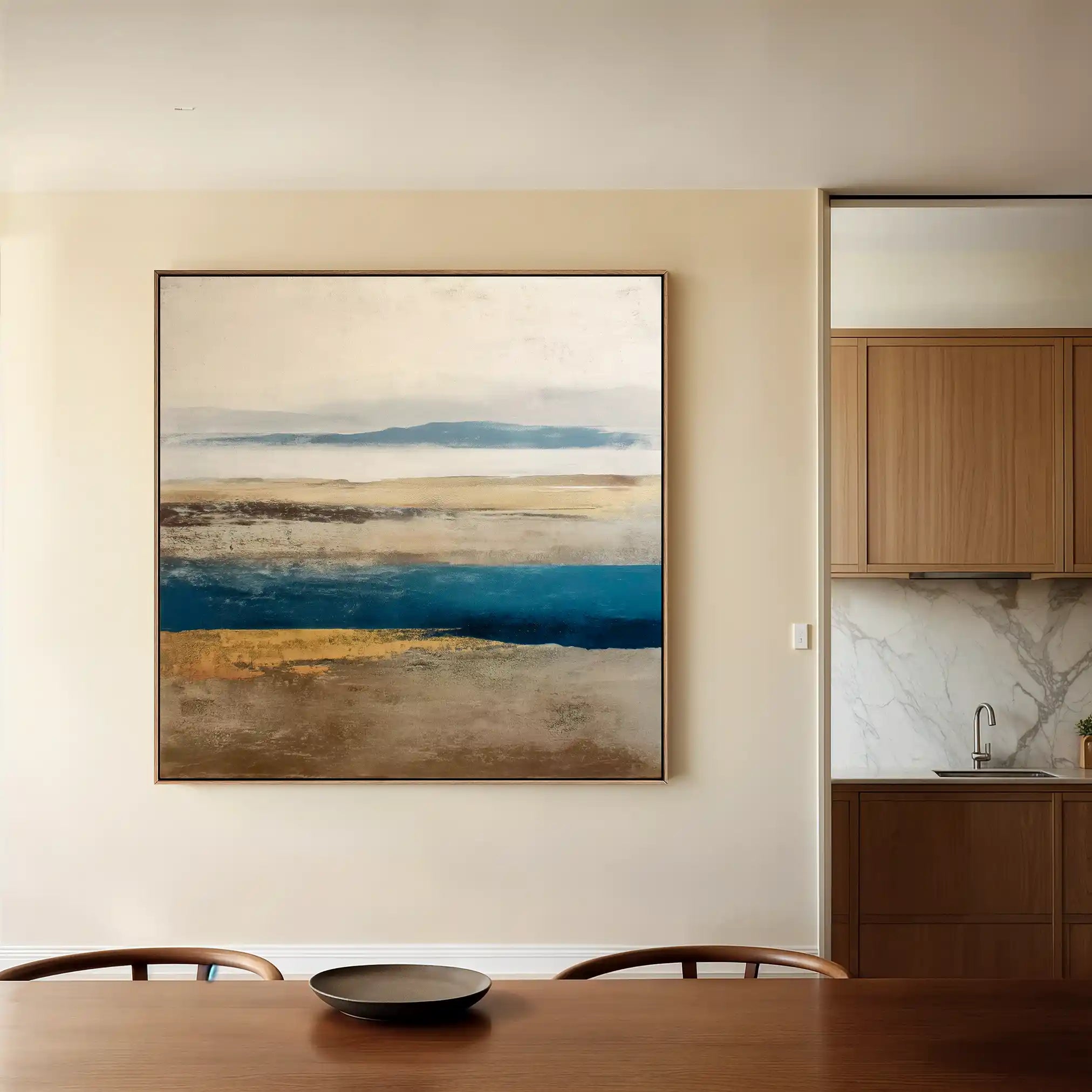 Abstract 1380 Canvas Art 60 x 60 cm / Stretched on hidden frame