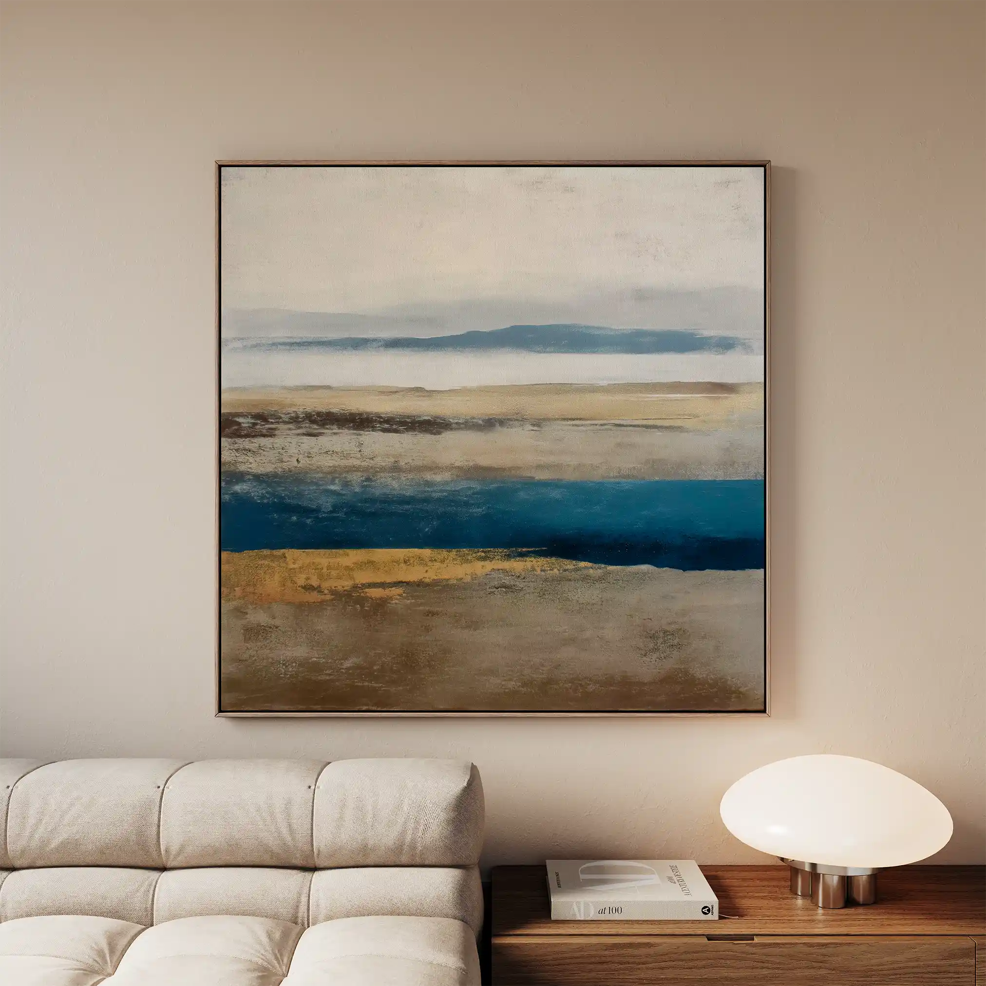 Abstract 1380 Canvas Art 60 x 60 cm / Stretched on hidden frame
