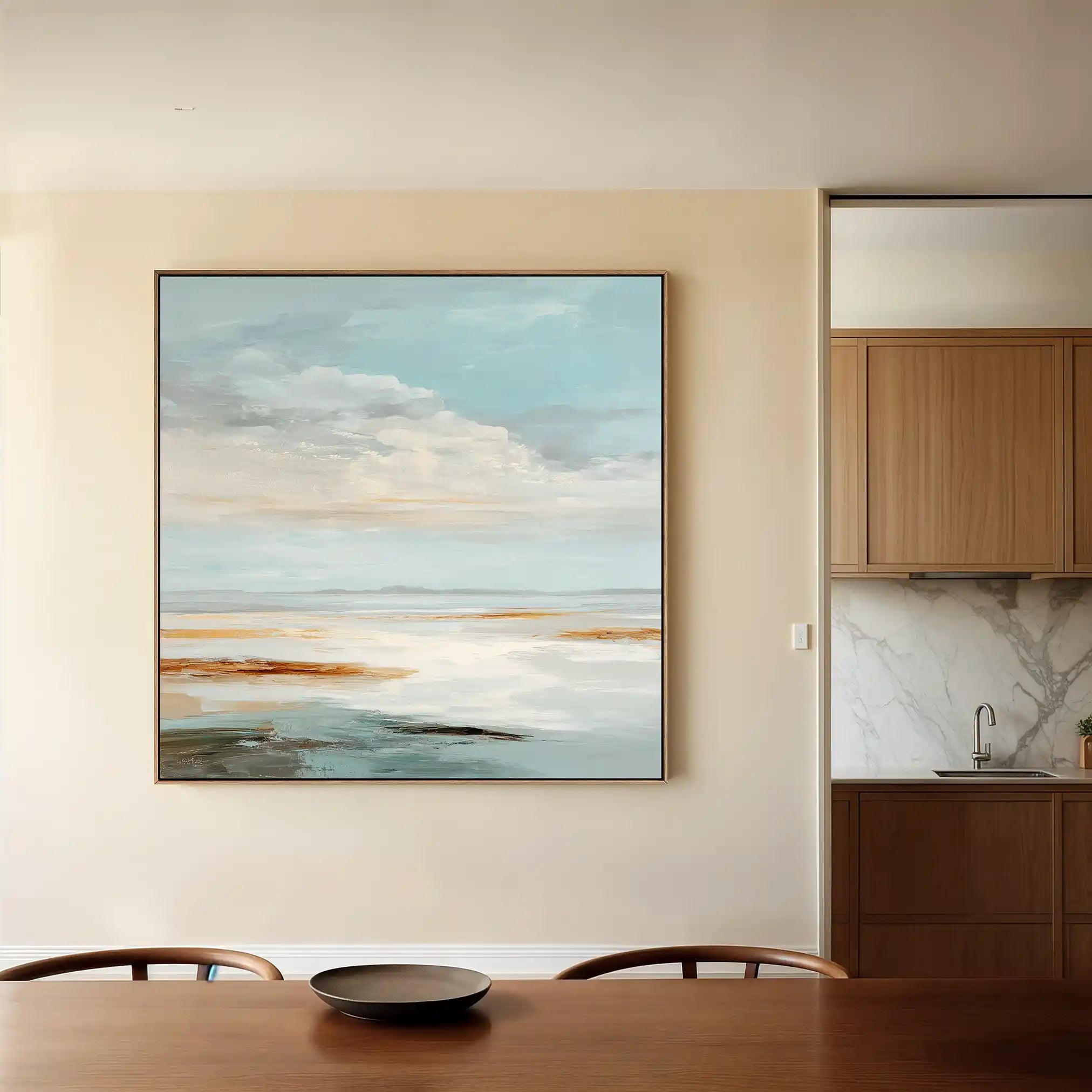 Abstract 1381 Canvas Art 60 x 60 cm / Stretched on hidden frame