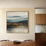 Abstract 1382 Canvas Art 60 x 60 cm / Stretched on hidden frame