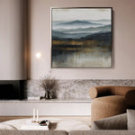 Abstract 1382 Canvas Art 60 x 60 cm / Stretched on hidden frame