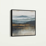 Abstract 1382 Canvas Art 60 x 60 cm / Stretched on hidden frame