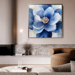 Floral Canvas Wall Art WAD1382-F 80 x 80 cm / Stretched on hidden frame