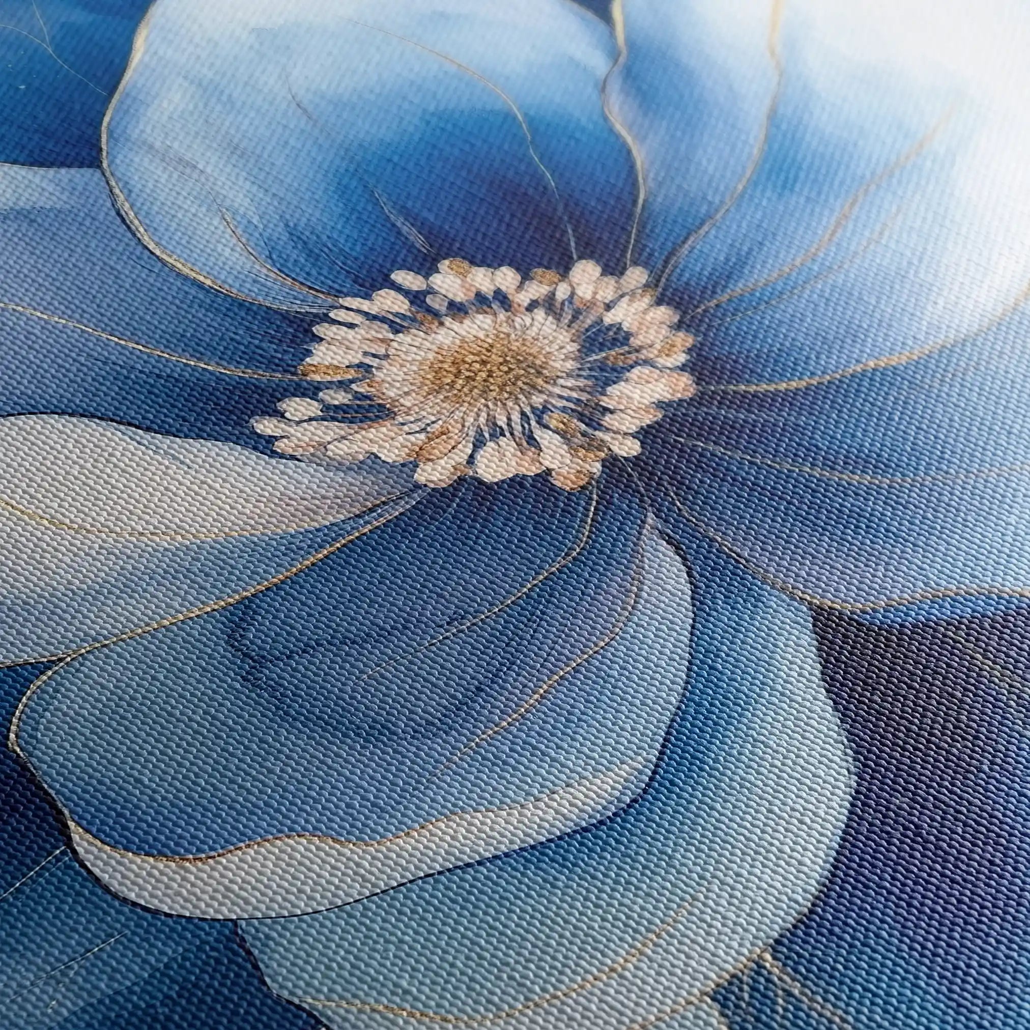 Floral Canvas Wall Art WAD1382-F 80 x 80 cm / Stretched on hidden frame