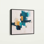 Abstract 1383 Canvas Art 60 x 60 cm / Stretched on hidden frame