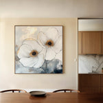 Floral Canvas Wall Art WAD1383-F 80 x 80 cm / Stretched on hidden frame