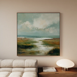 Abstract 1384 Canvas Art 60 x 60 cm / Stretched on hidden frame