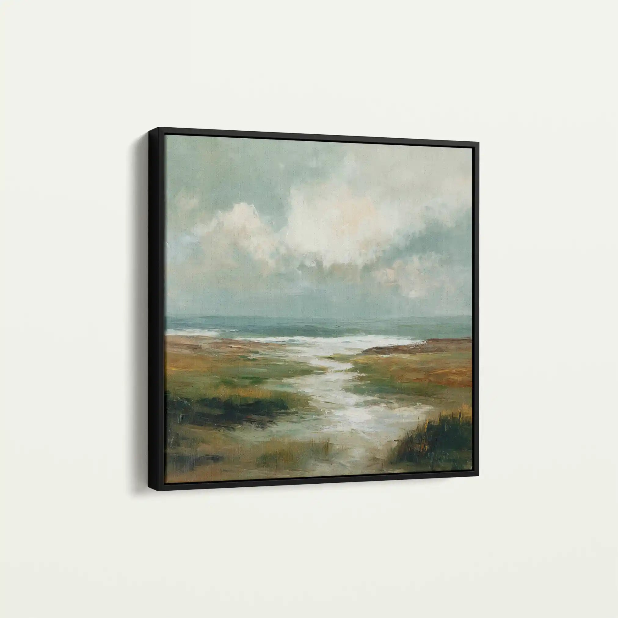 Abstract 1384 Canvas Art 60 x 60 cm / Stretched on hidden frame