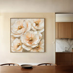 Floral Canvas Wall Art WAD1384-F 80 x 80 cm / Stretched on hidden frame