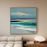 Abstract 1385 Canvas Art 60 x 60 cm / Stretched on hidden frame