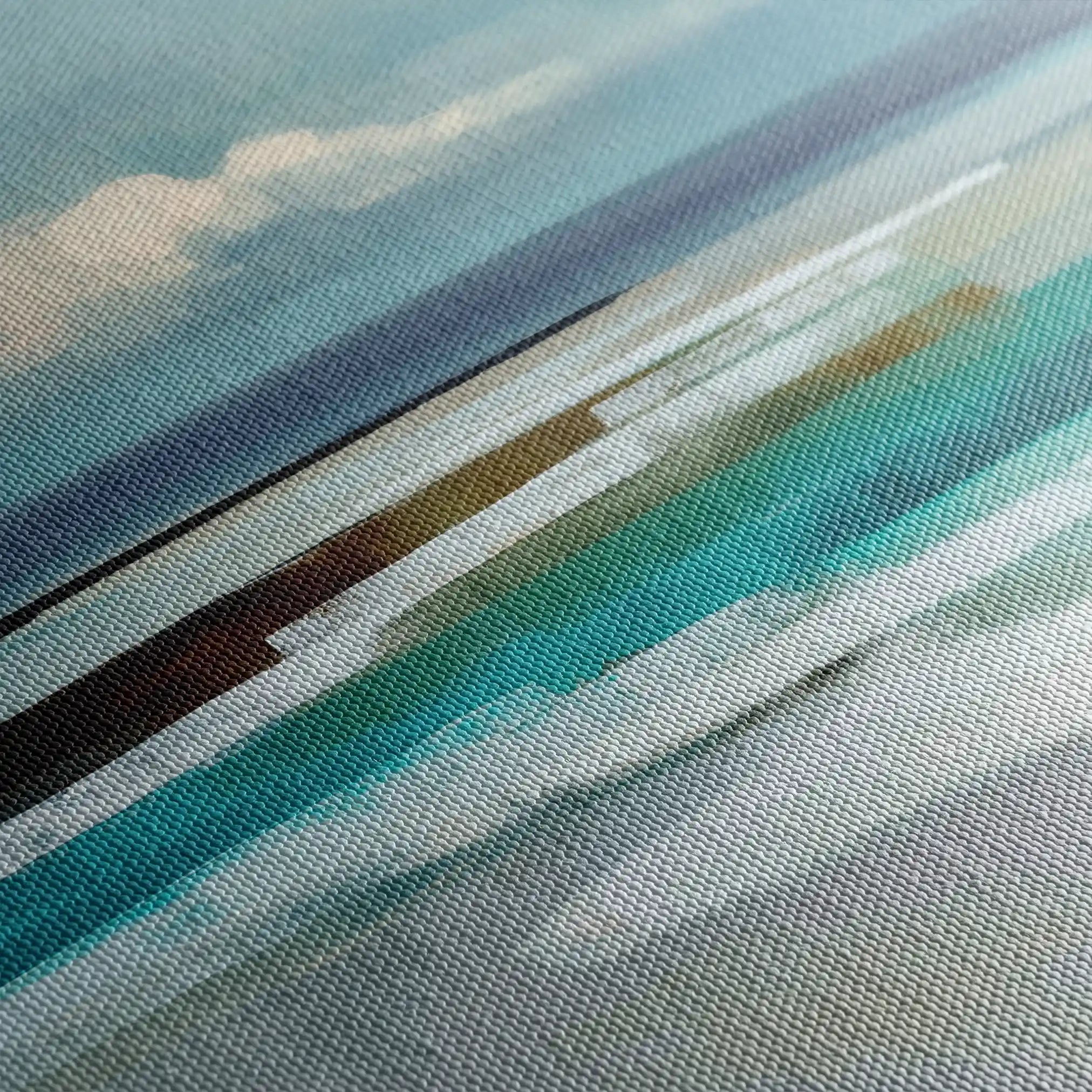 Abstract 1385 Canvas Art 60 x 60 cm / Stretched on hidden frame