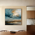 Abstract 1386 Canvas Art 60 x 60 cm / Stretched on hidden frame