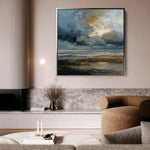 Abstract 1386 Canvas Art 60 x 60 cm / Stretched on hidden frame