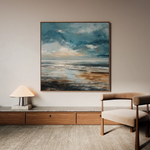 Abstract 1387 Canvas Art 60 x 60 cm / Stretched on hidden frame