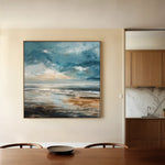 Abstract 1387 Canvas Art 60 x 60 cm / Stretched on hidden frame
