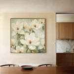 Floral Canvas Wall Art WAD1387-F 80 x 80 cm / Stretched on hidden frame