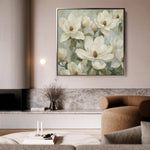 Floral Canvas Wall Art WAD1387-F 80 x 80 cm / Stretched on hidden frame