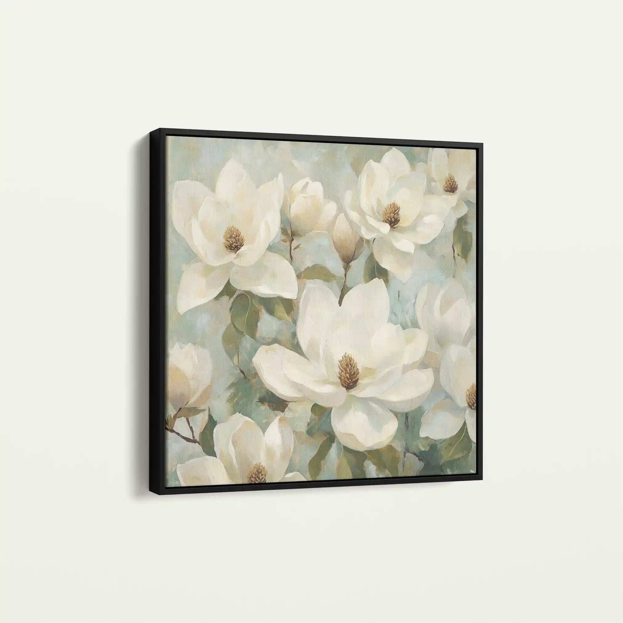 Floral Canvas Wall Art WAD1387-F 80 x 80 cm / Stretched on hidden frame