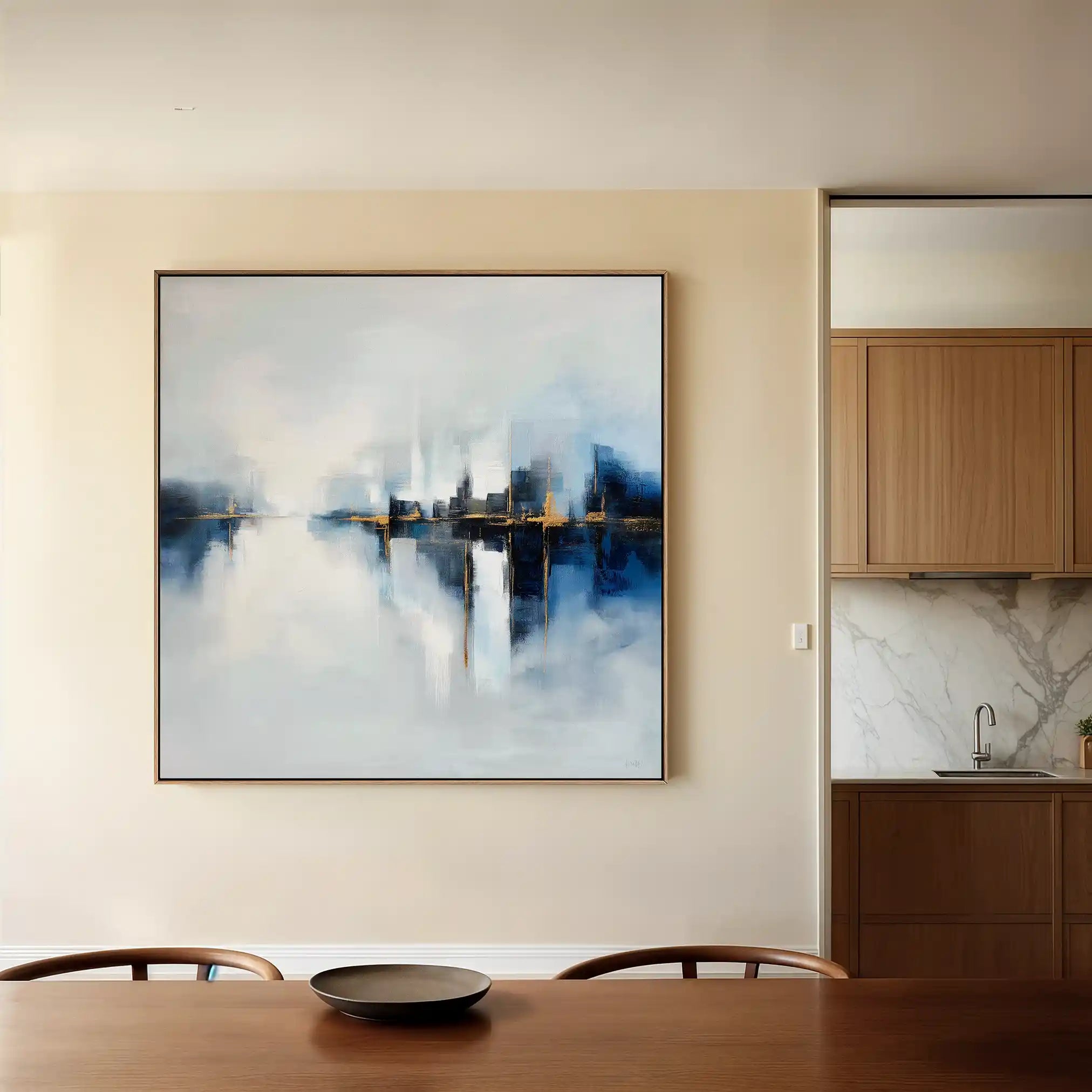 Abstract 1388 Canvas Art 60 x 60 cm / Stretched on hidden frame